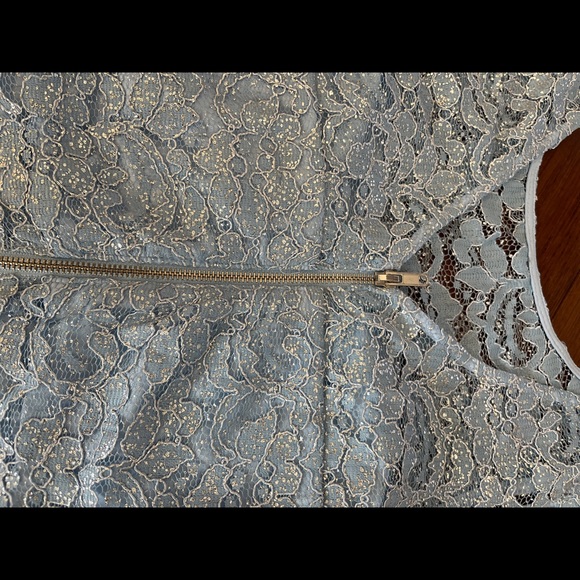 Fancy blue lace blouse for all occasions for girls ! size 13 juniors - Picture 3 of 5